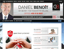 Tablet Screenshot of danielbenoit.com